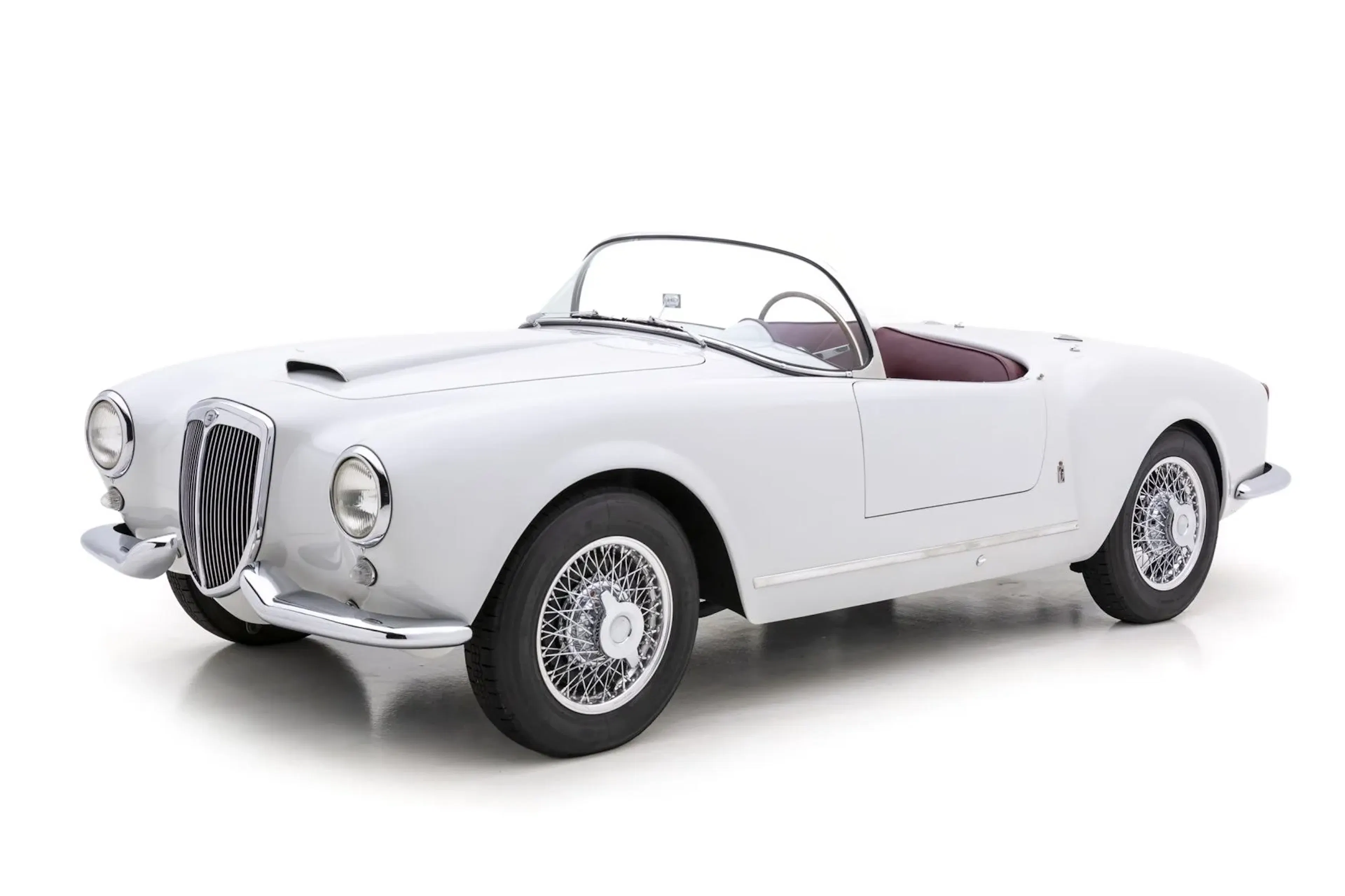 Diecast model cars Lancia Aurelia B24 1/43 Brumm B24 spider black offen 1955 - A Diecast model cars Lancia Aurelia B24 1/43 Brumm B24 spider black offen 1955 - A