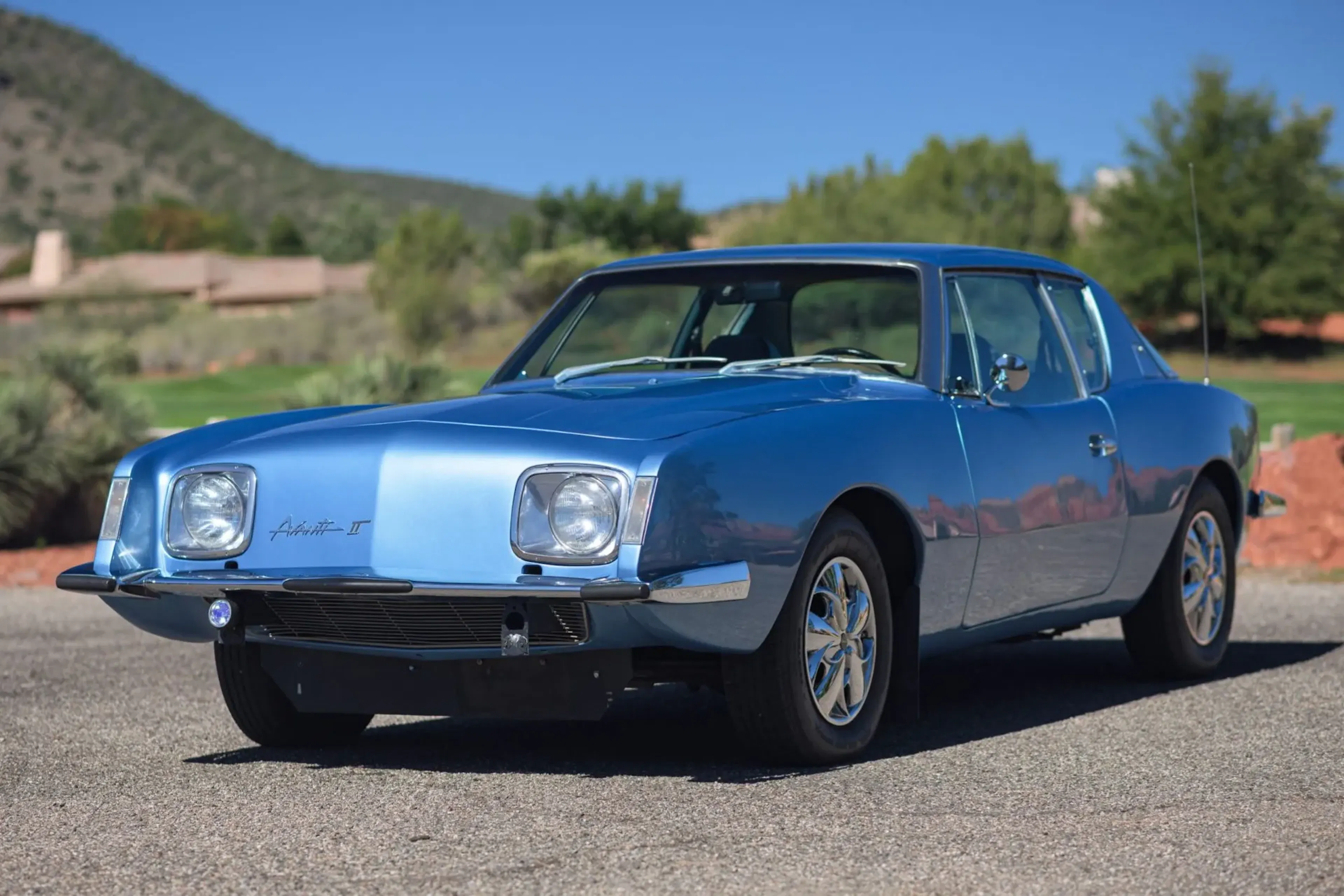1966 Avanti II Original Sales Brochure – Studebaker-Based Fiberglass Coupe – Vintage Collector Item