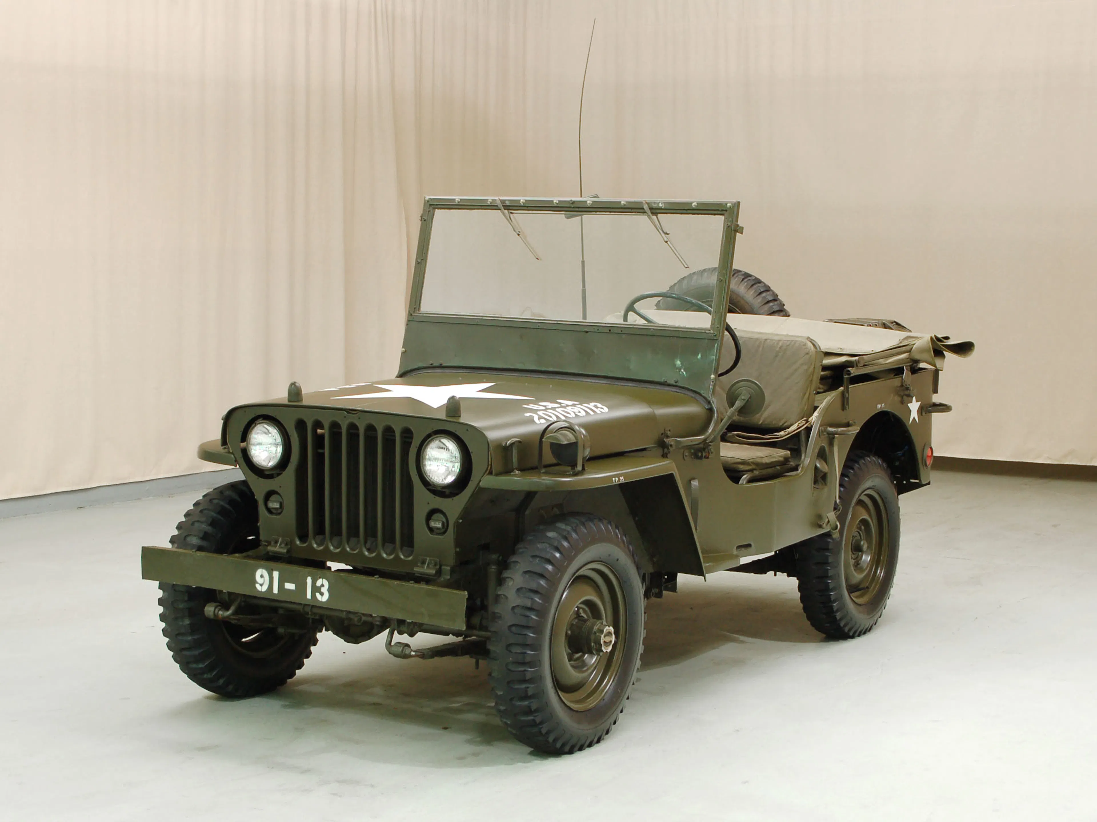 1943 Willys Jeep Courtesy of Hyman Ltd.