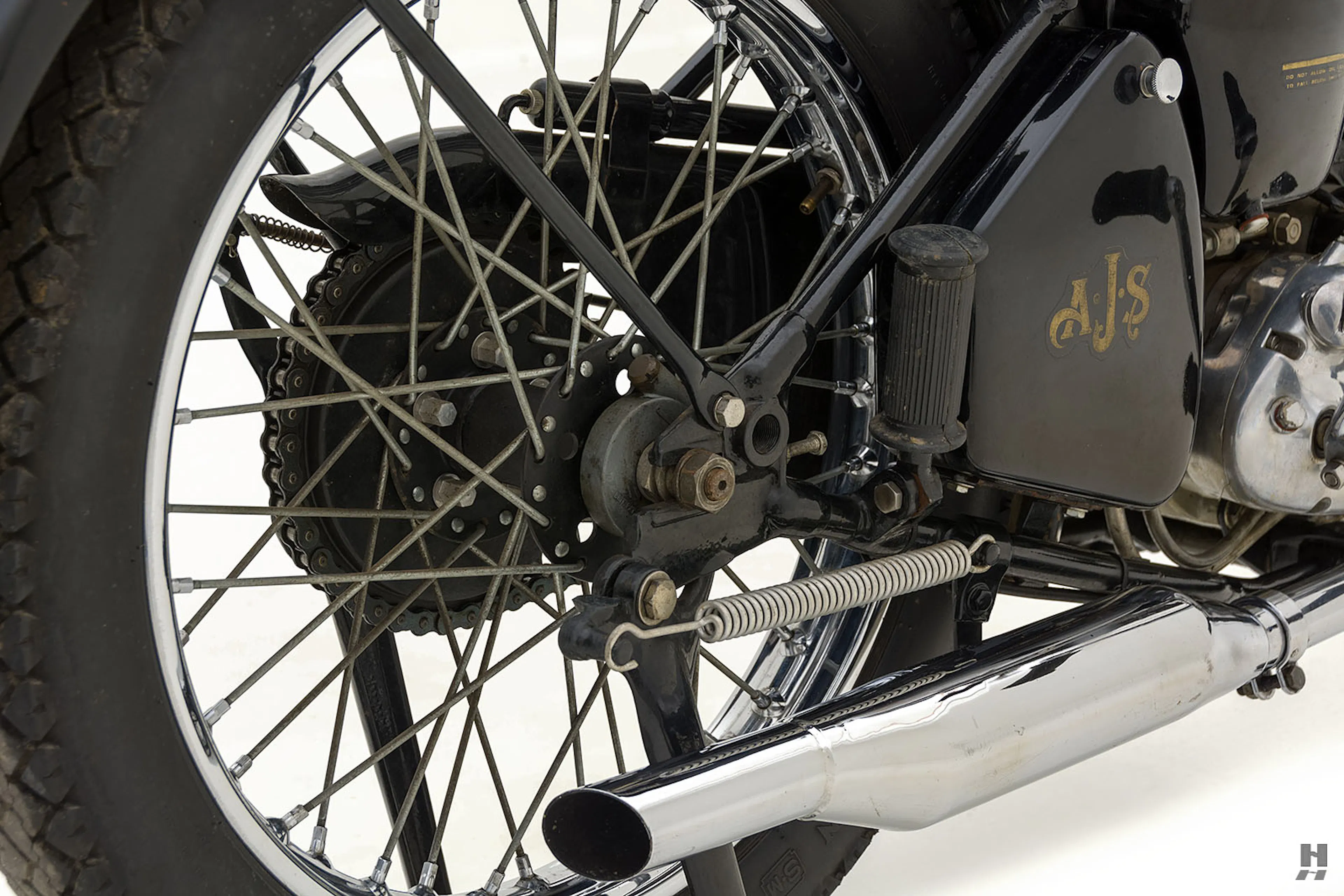 1951 AJS 16M Motorcycle Courtesy of Hyman Ltd.