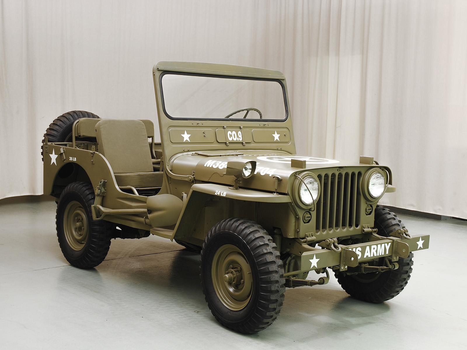 1962 willys-overland m38a1 1/4 ton