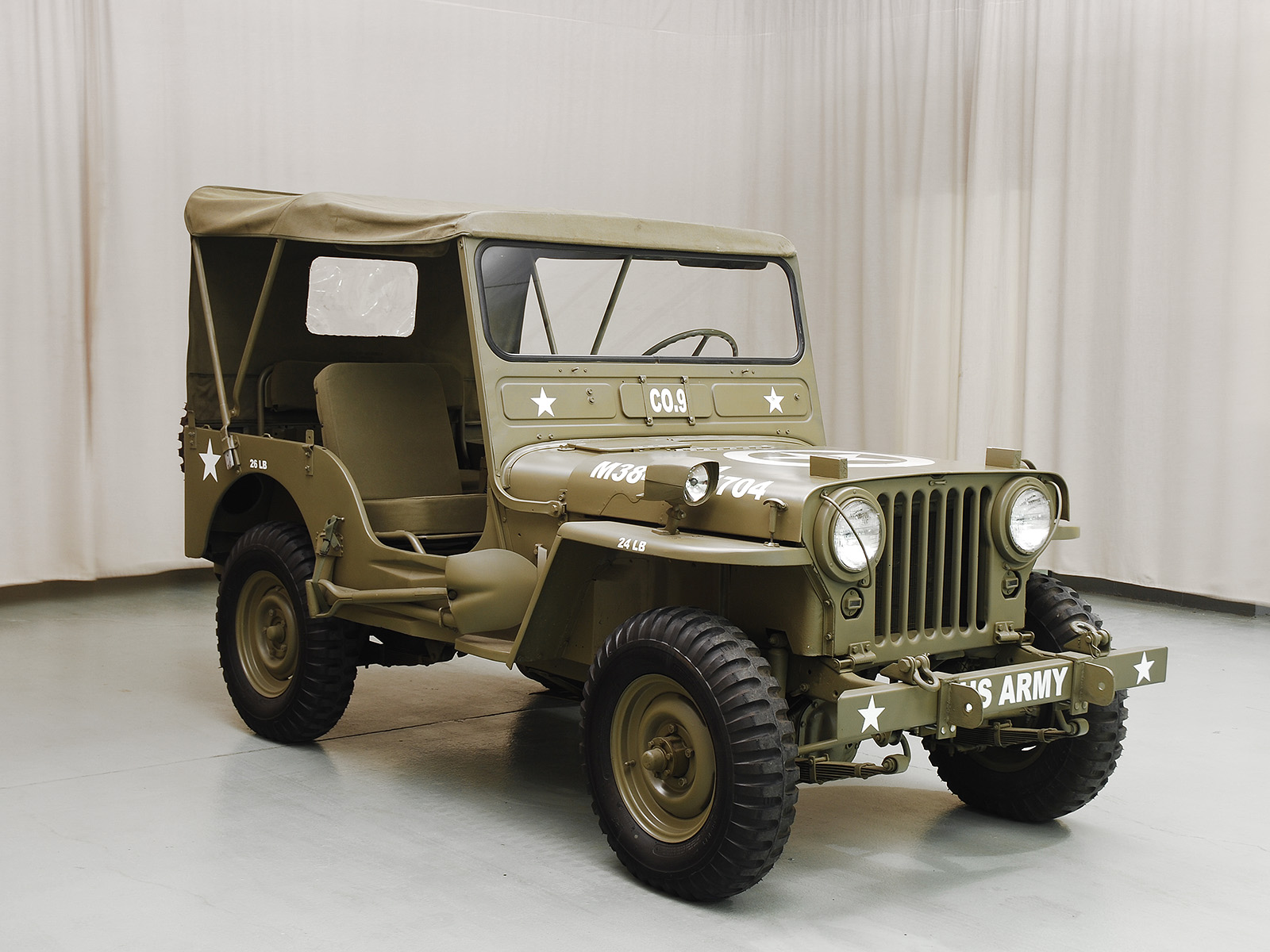 1950 willys-overland m38 1/4 ton