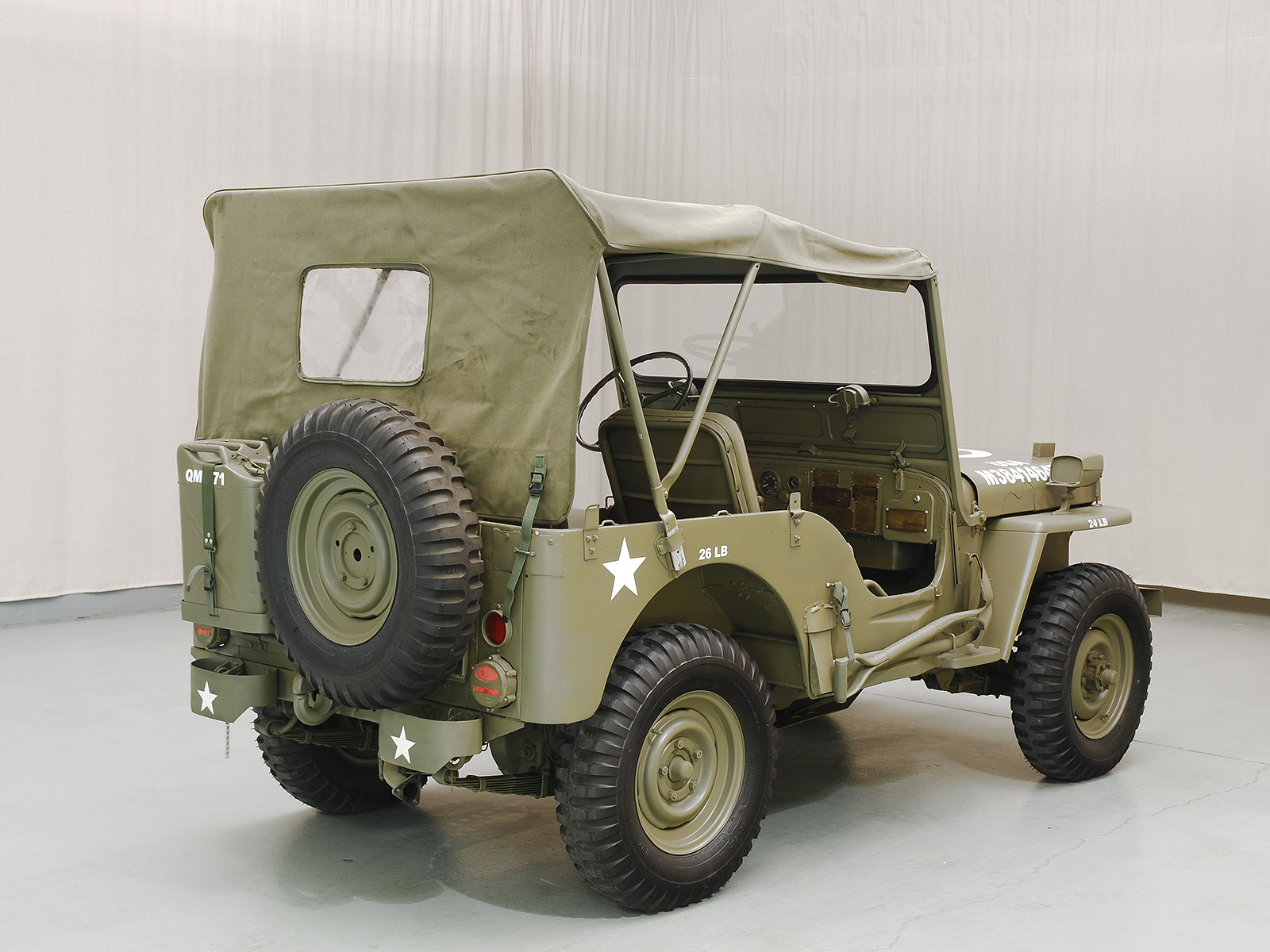 1955 willys-overland m38a1 1/4 ton