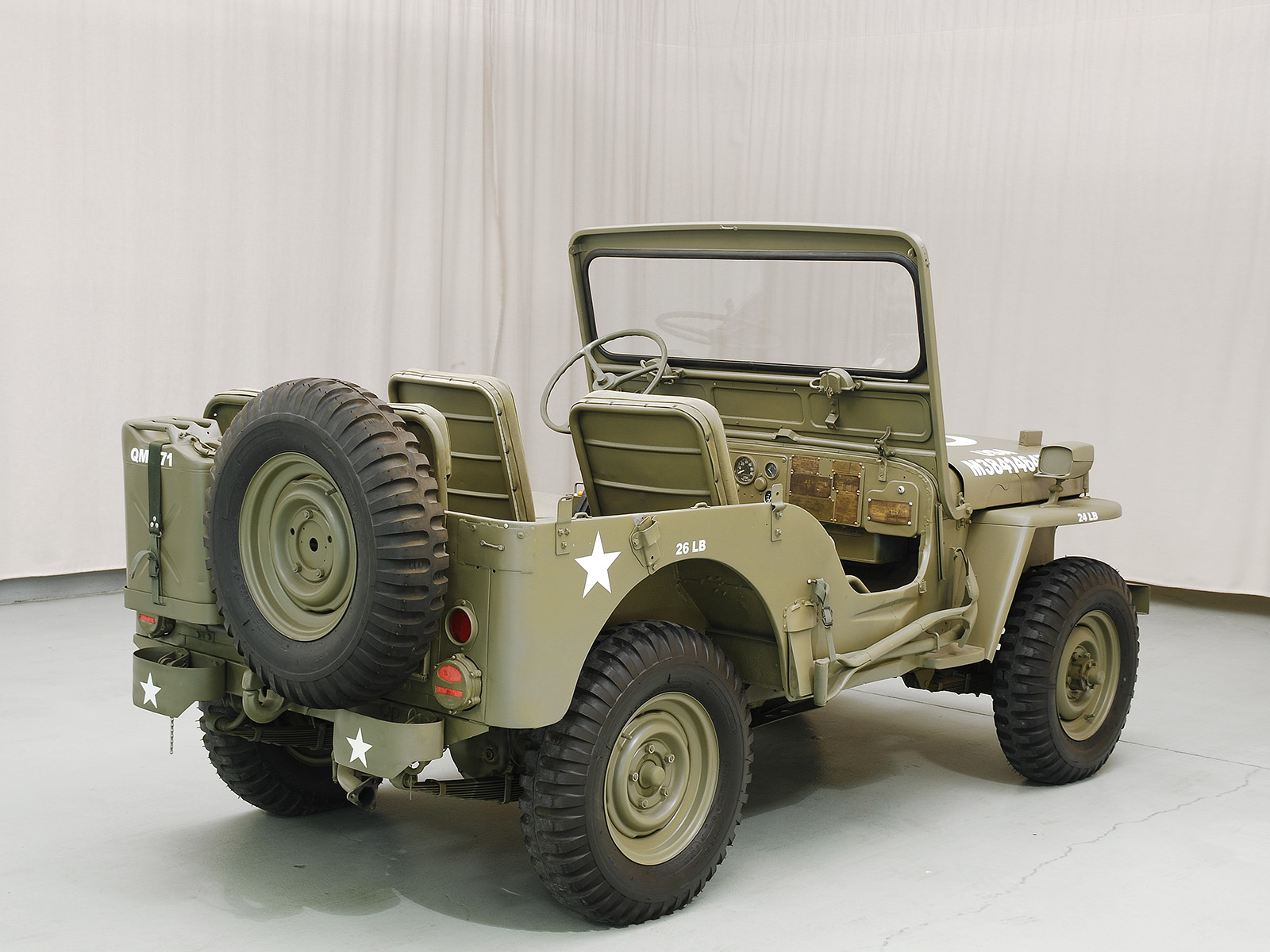 1957 willys-overland m38a1 1/4 ton