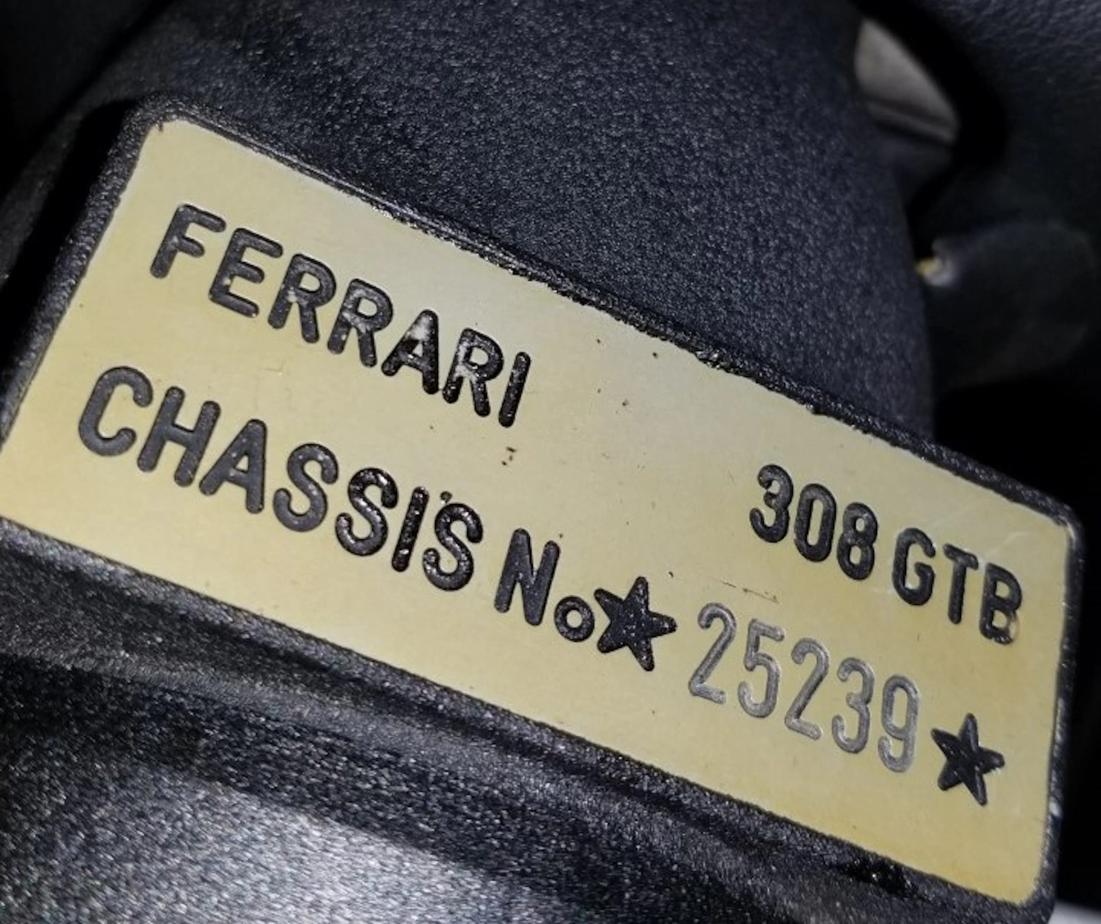 1978 Ferrari 308 GTB 2dr Coupe Courtesy of Hyman Ltd.
