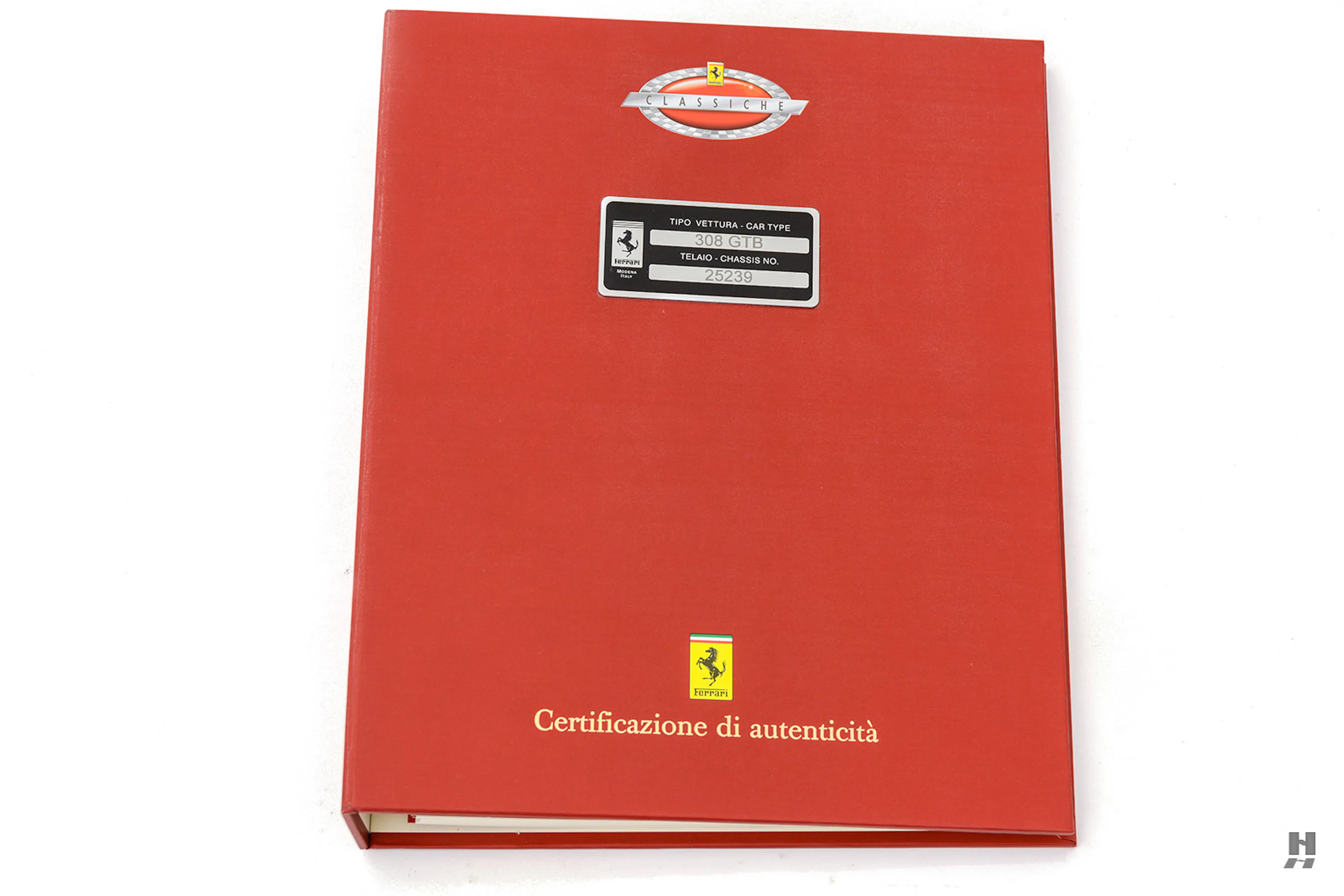 1978 Ferrari 308 GTB 2dr Coupe Courtesy of Hyman Ltd.