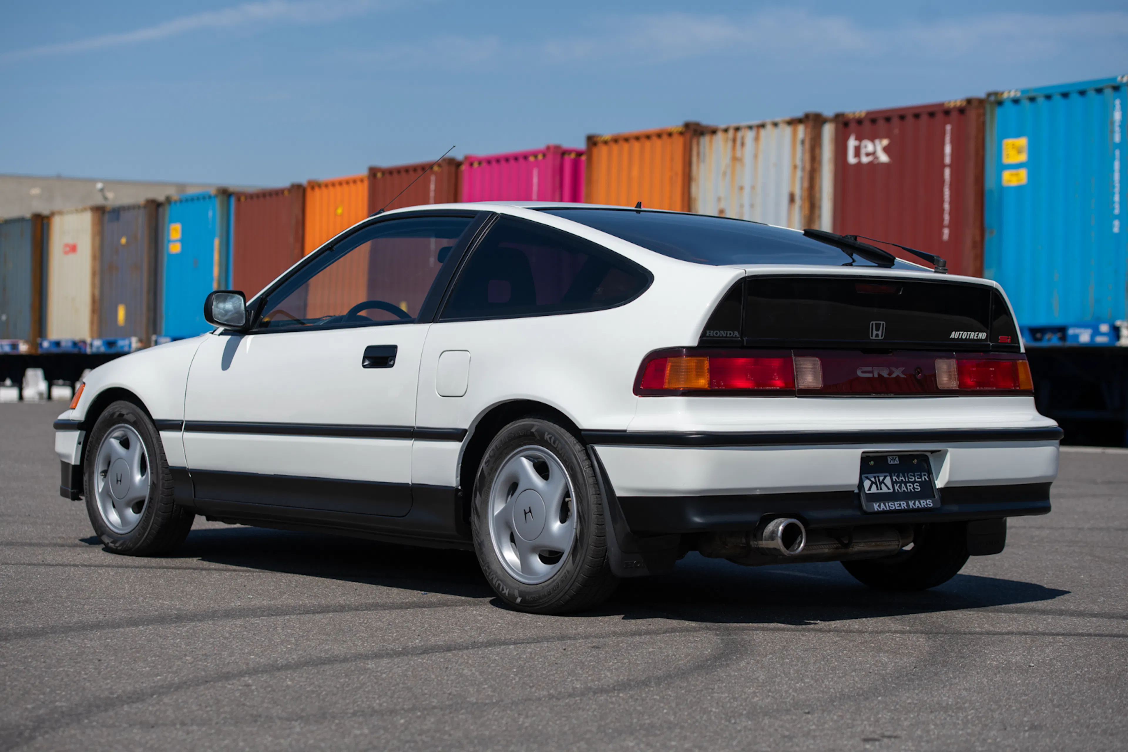 1990 Honda CRX Si 2dr Coupe Courtesy of Kaiser Kars