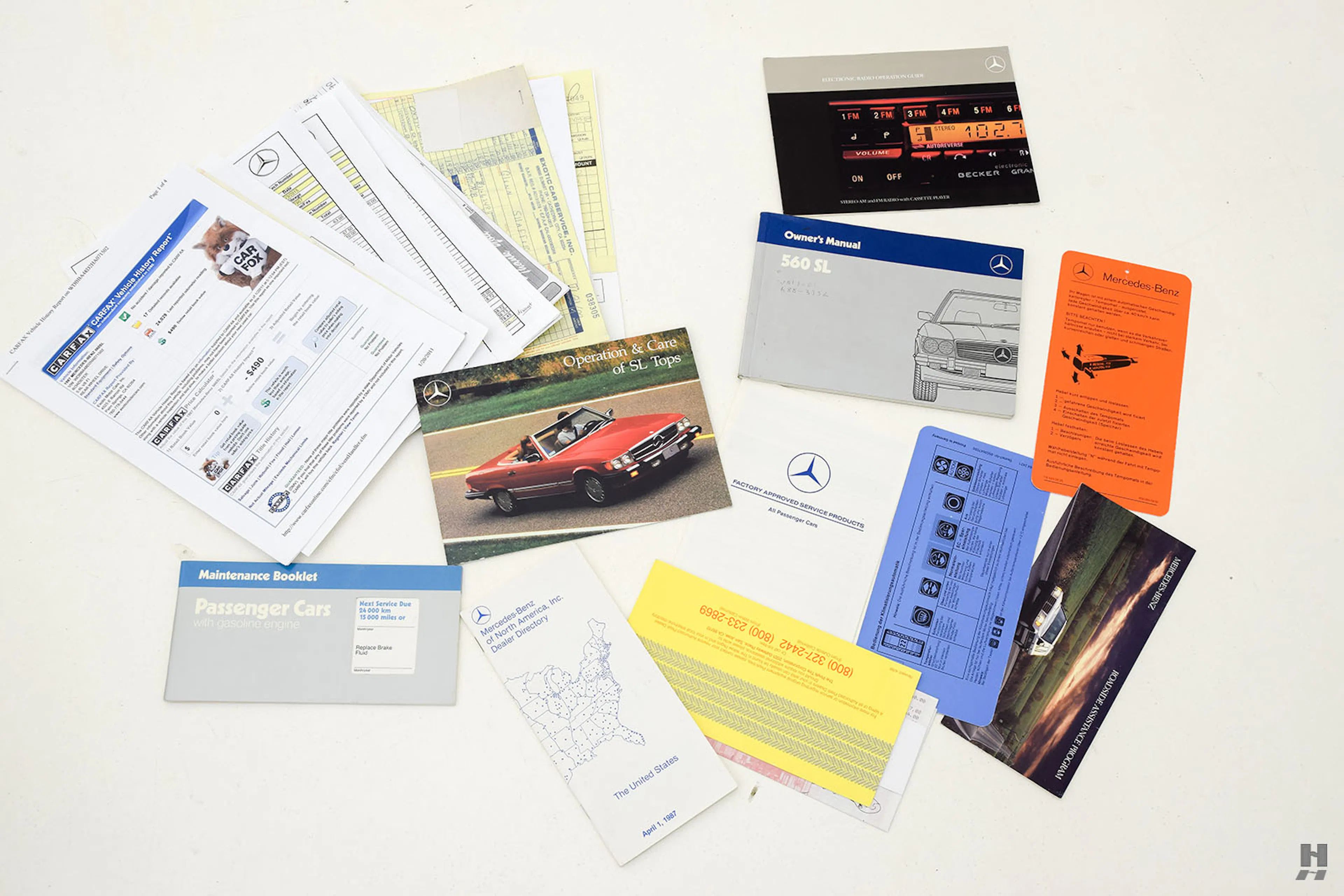1987 Mercedes-Benz 560SL 2dr Roadster Courtesy of Hyman Ltd.