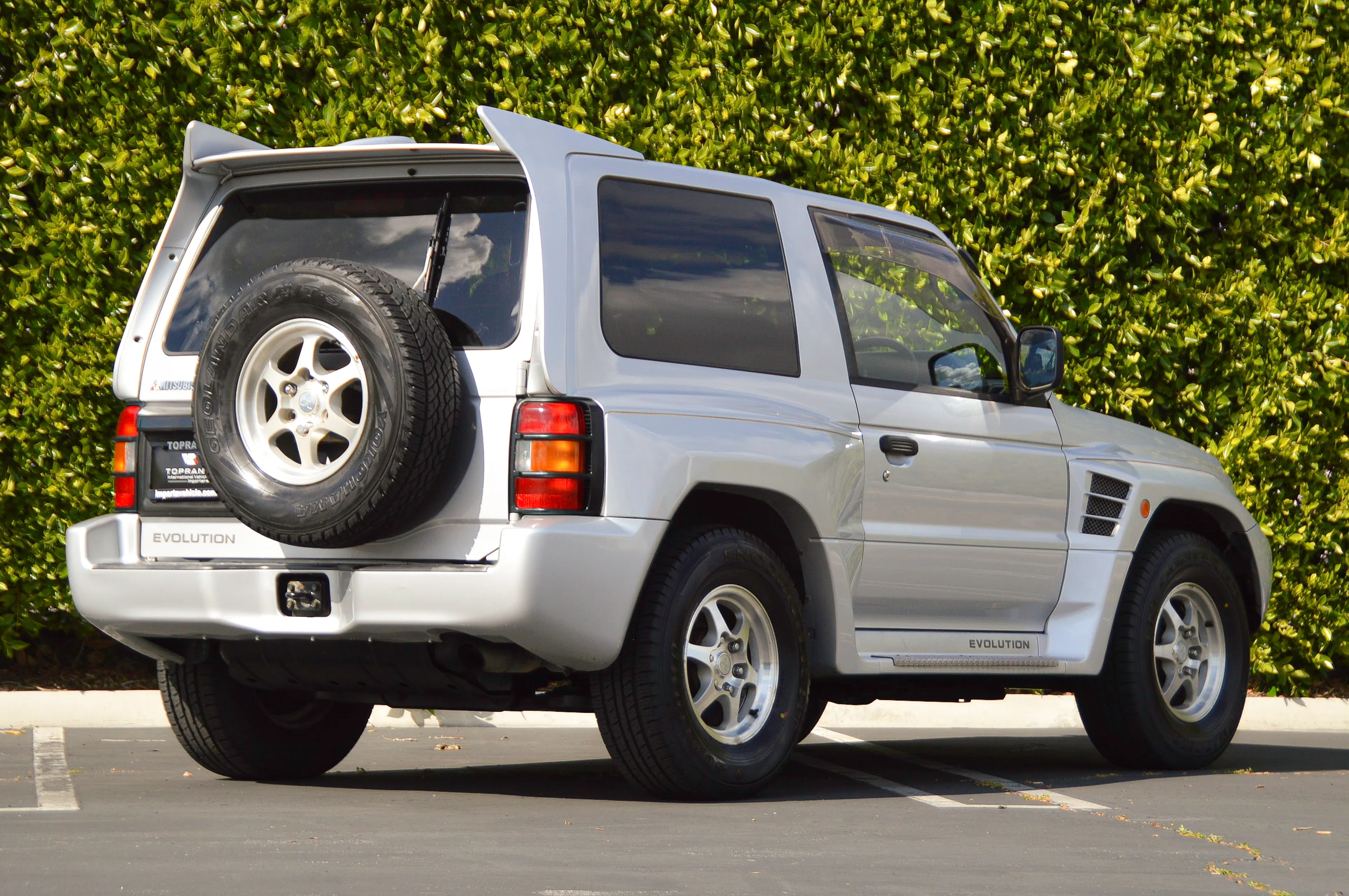 1997 Mitsubishi Pajero Evolution 2dr Sport Utility Vehicle 4x4 Courtesy of Toprank Importers