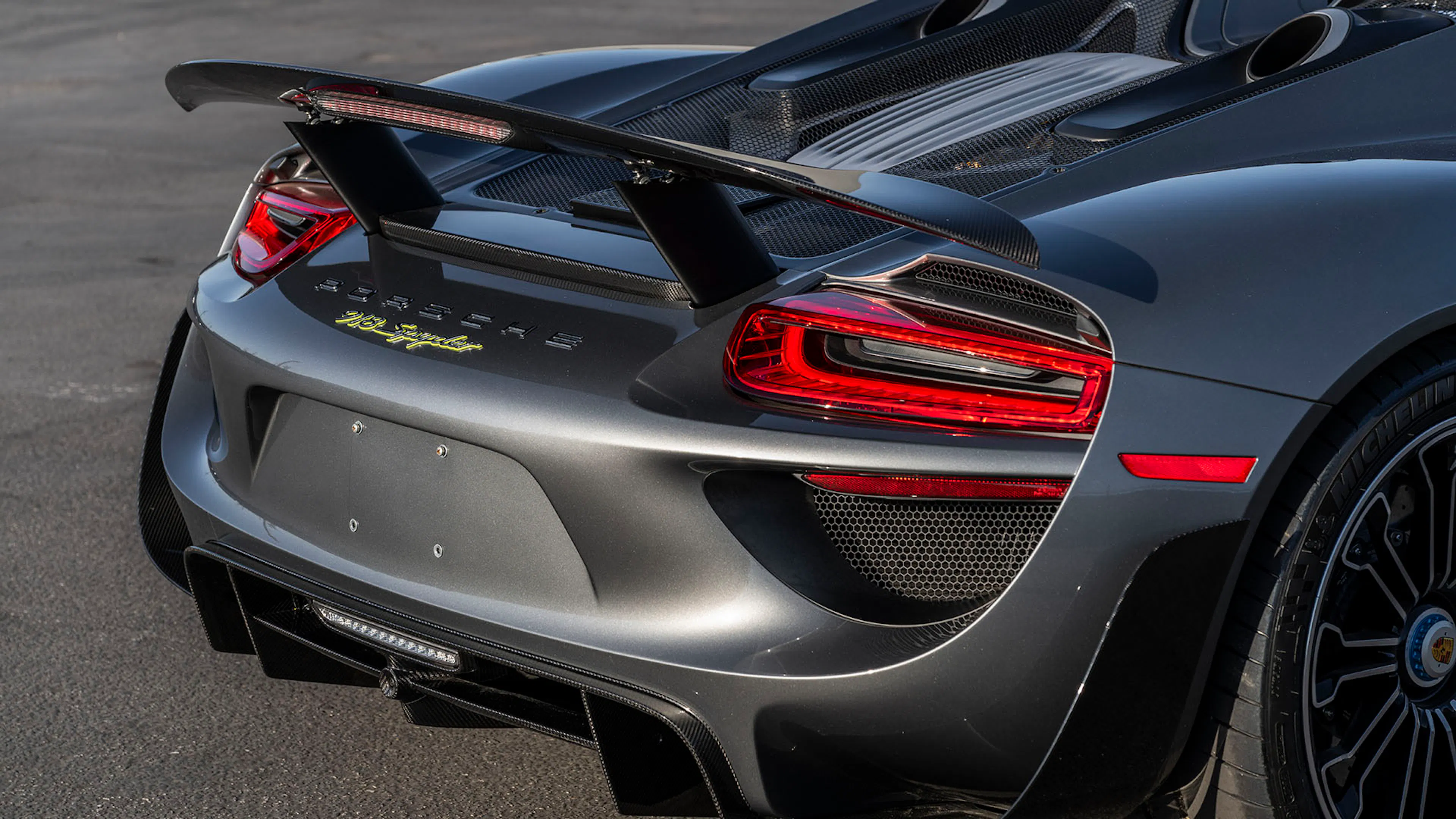 2015 Porsche 918 Spyder Weissach 2dr Roadster Courtesy of Broad Arrow Auctions