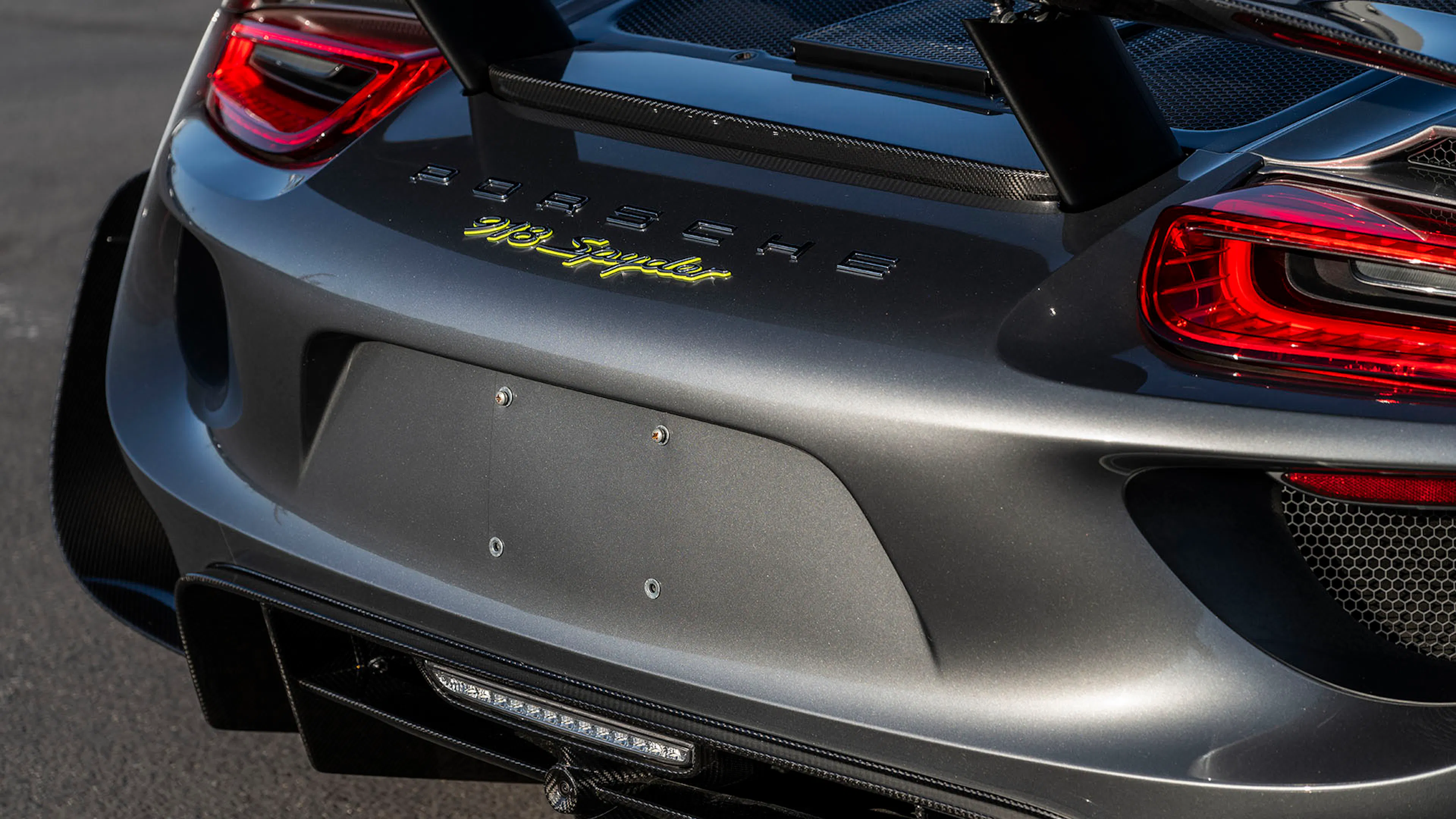 2015 Porsche 918 Spyder Weissach 2dr Roadster Courtesy of Broad Arrow Auctions