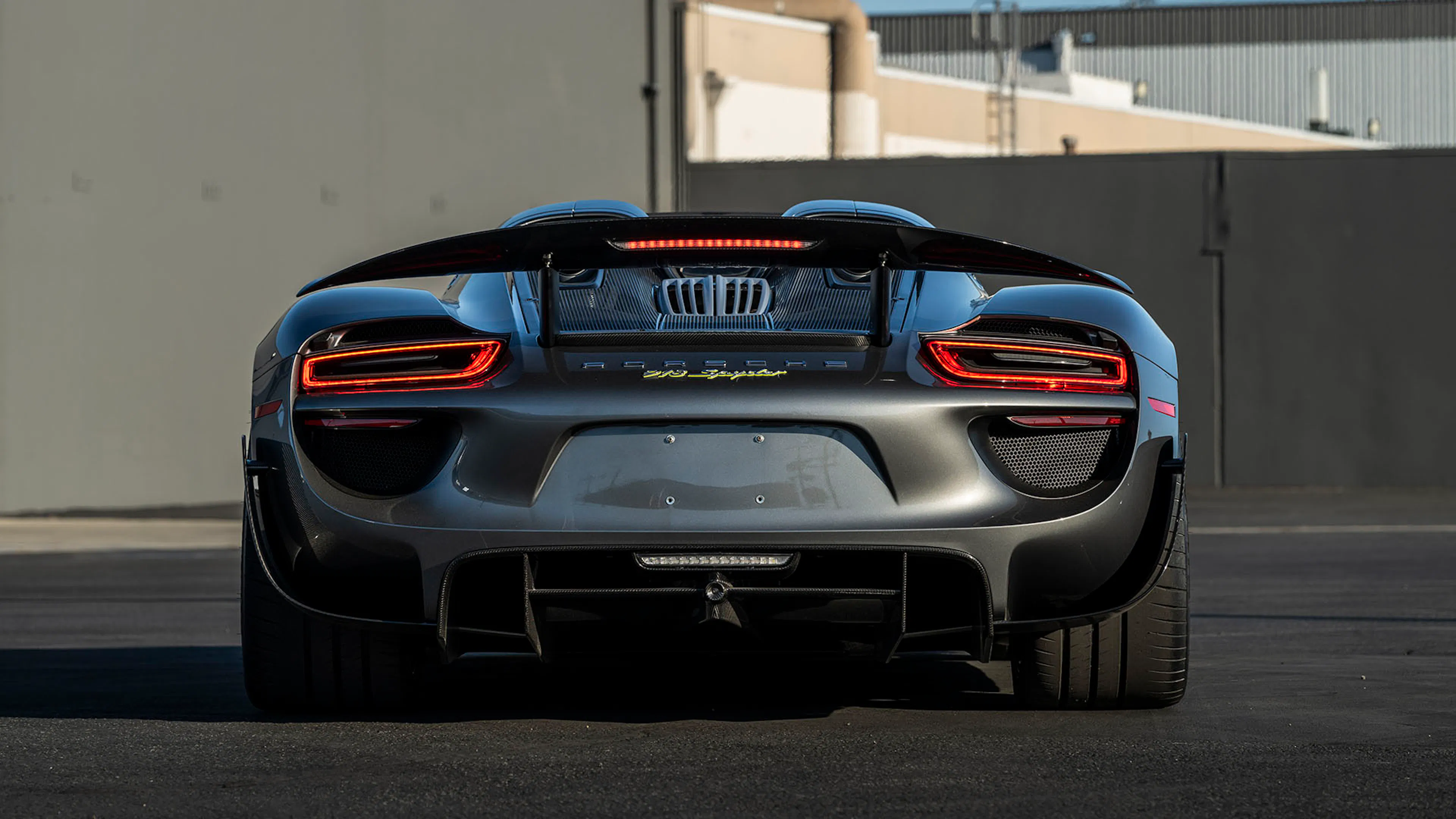 2015 Porsche 918 Spyder Weissach 2dr Roadster Courtesy of Broad Arrow Auctions