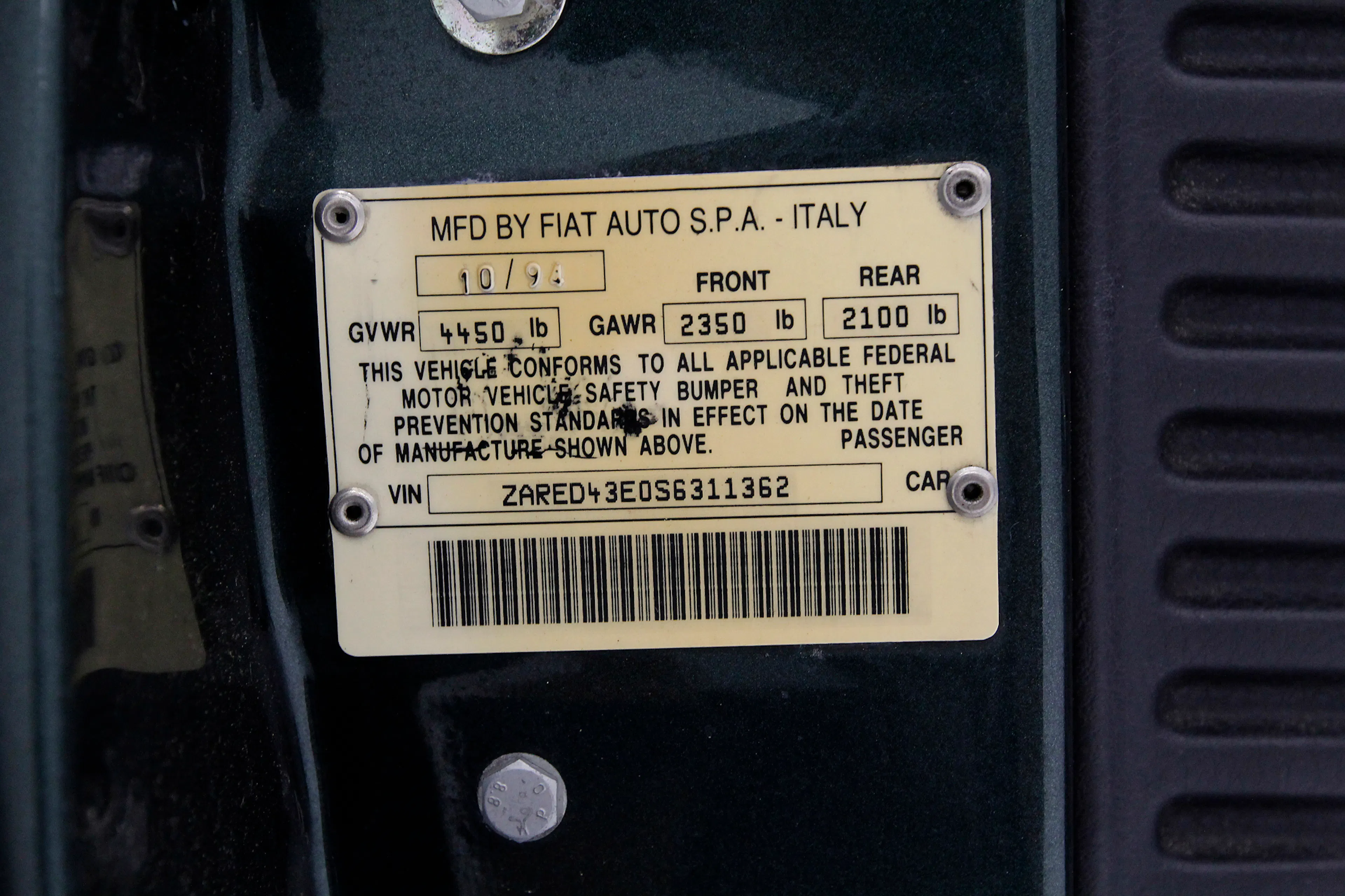 1995 Alfa Romeo 164 LS sedan courtesy Classic Auto Mall