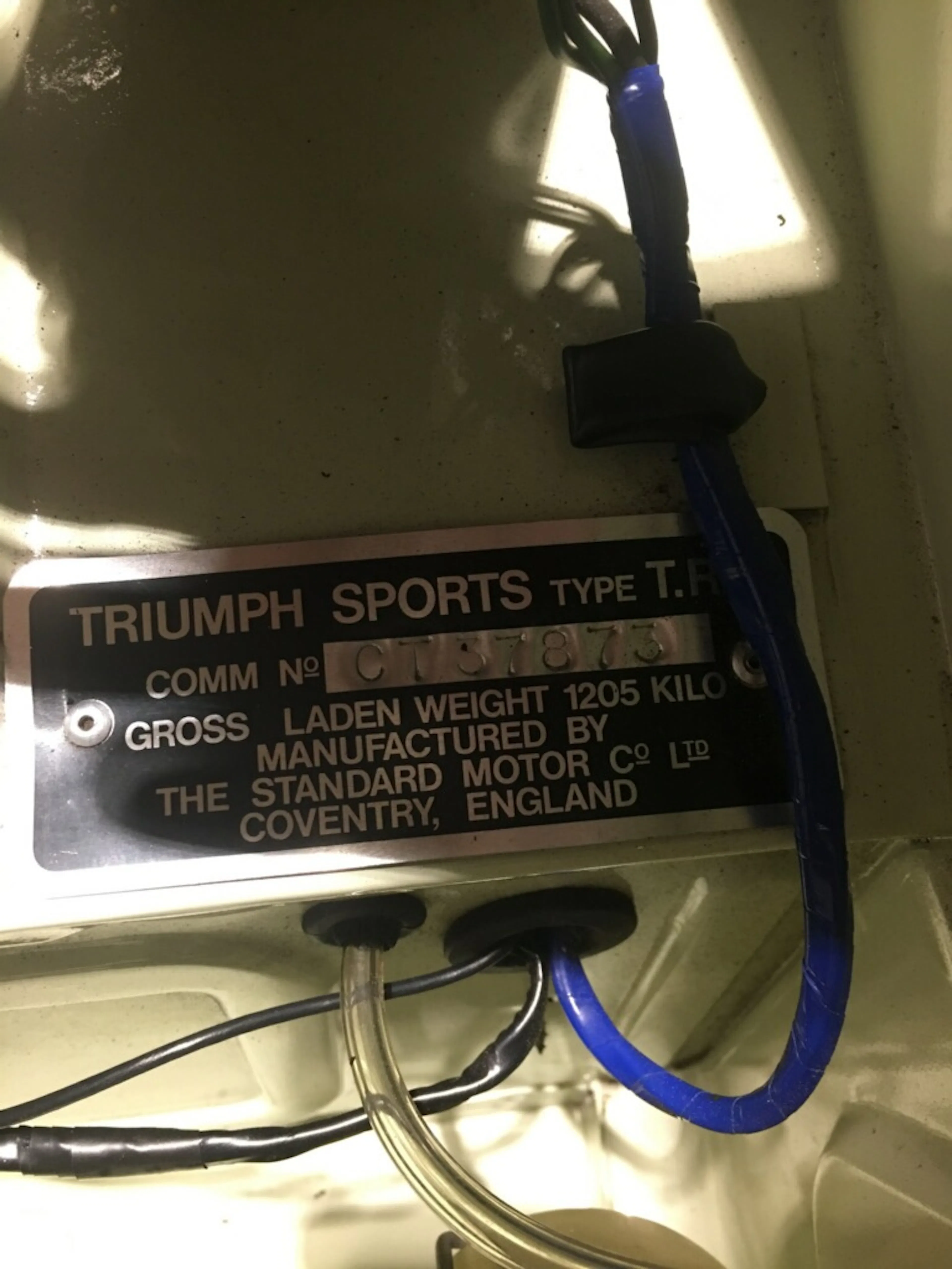 1965 Triumph TR4 2dr Roadster Courtesy of Hyman Ltd.