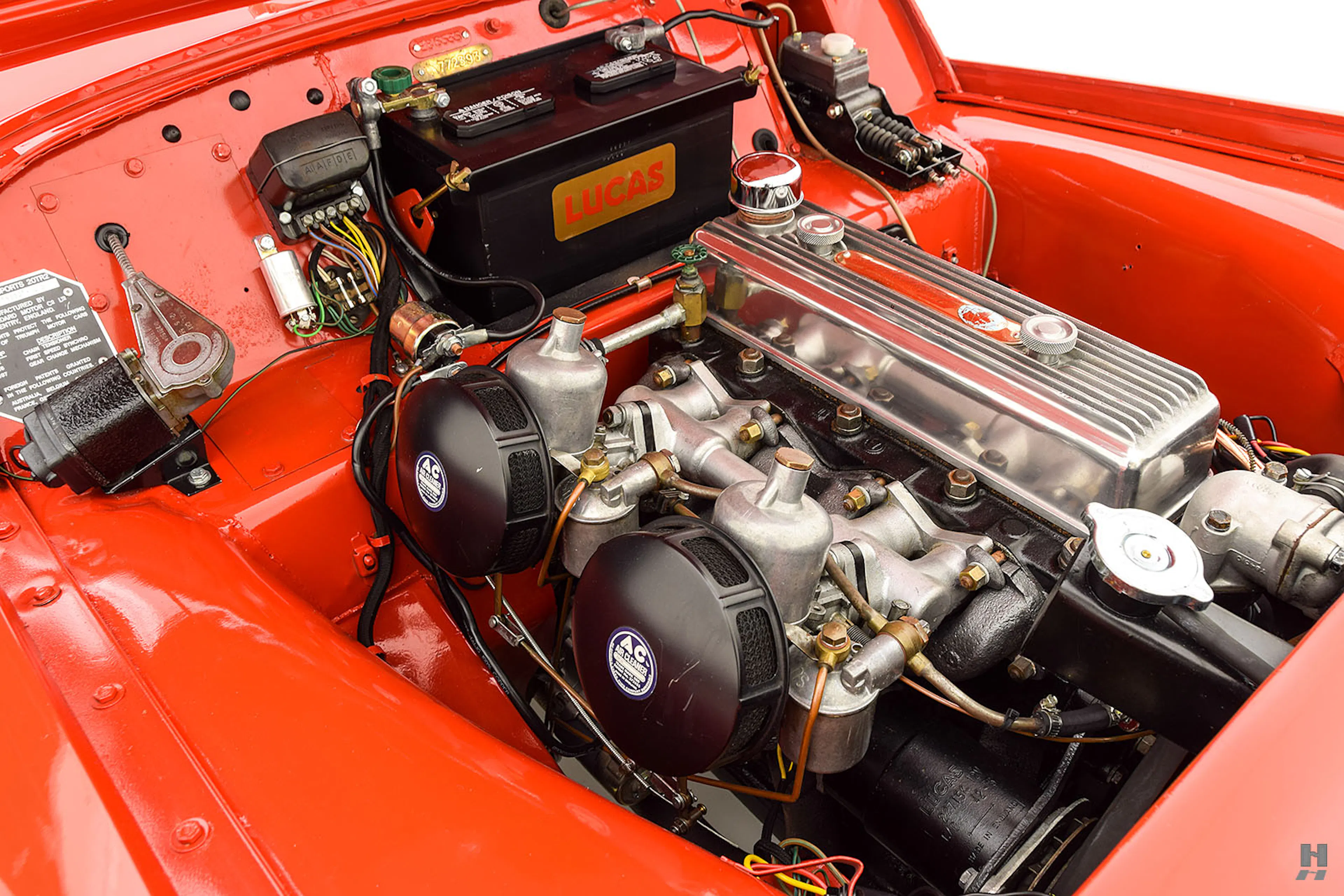 1955 Triumph TR2 roadster, courtesy Hyman Ltd.