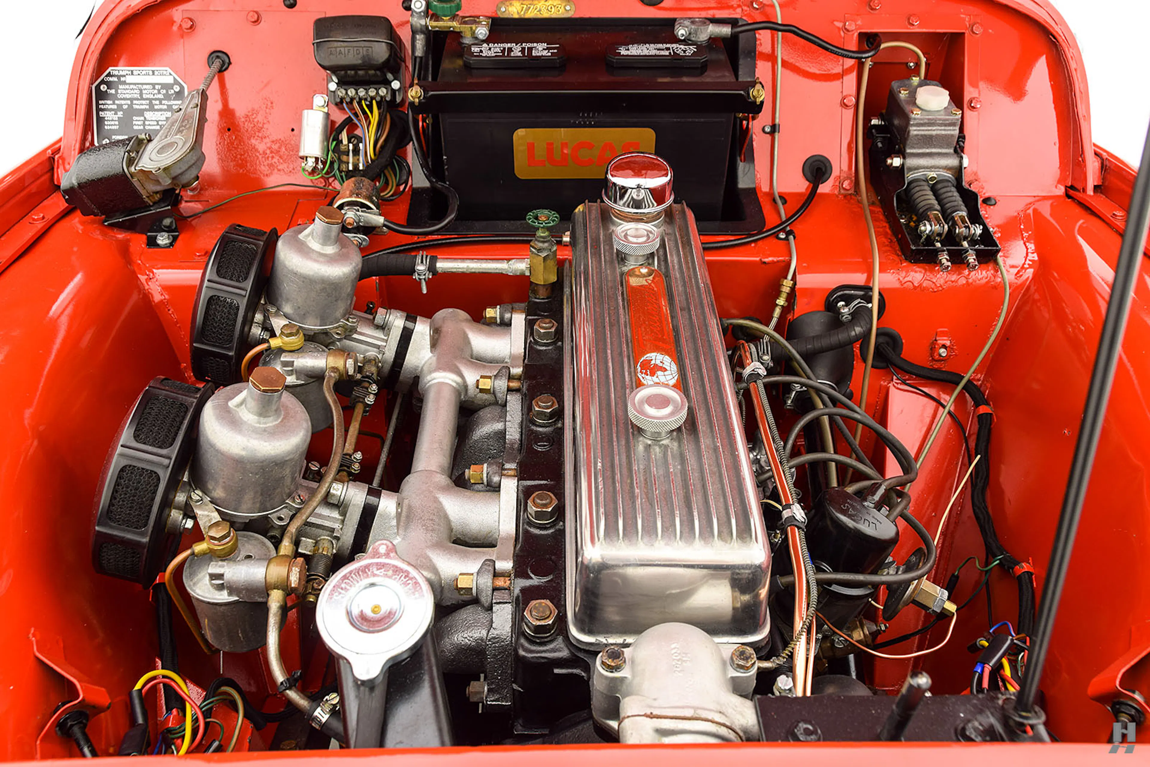 1955 Triumph TR2 roadster, courtesy Hyman Ltd.