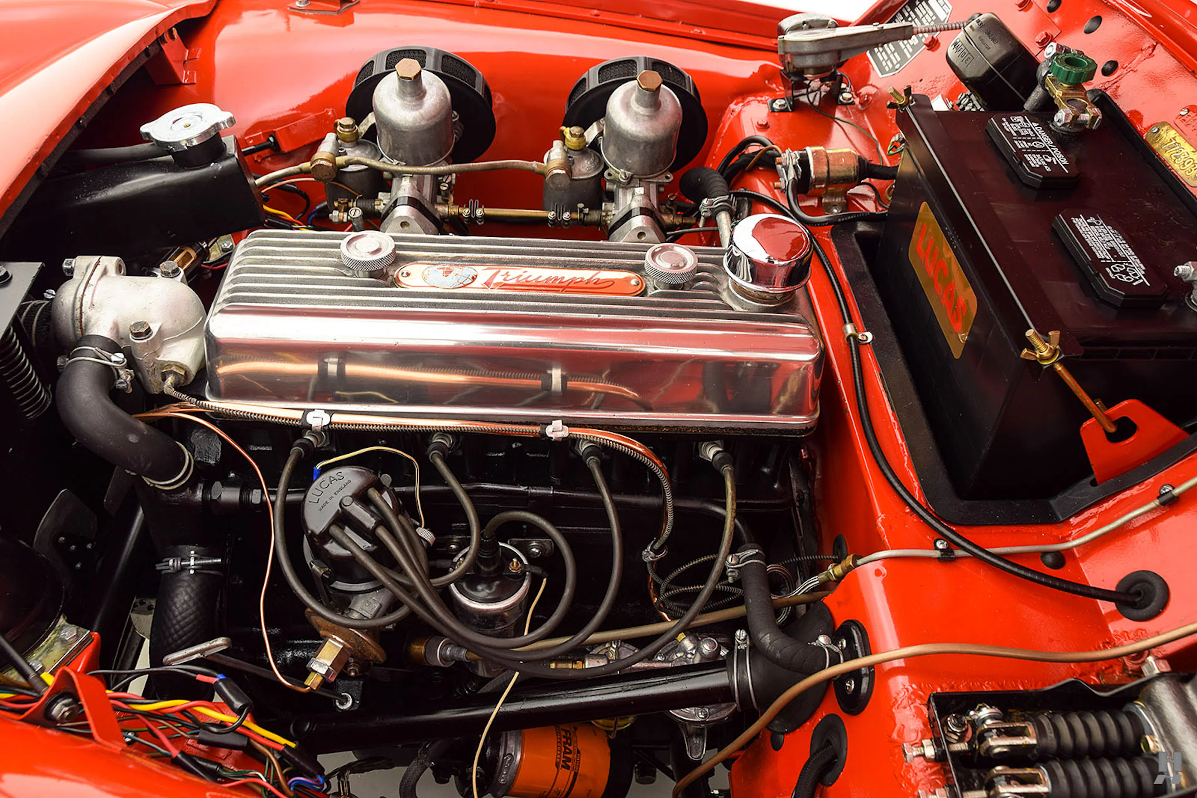 1955 Triumph TR2 roadster, courtesy Hyman Ltd.