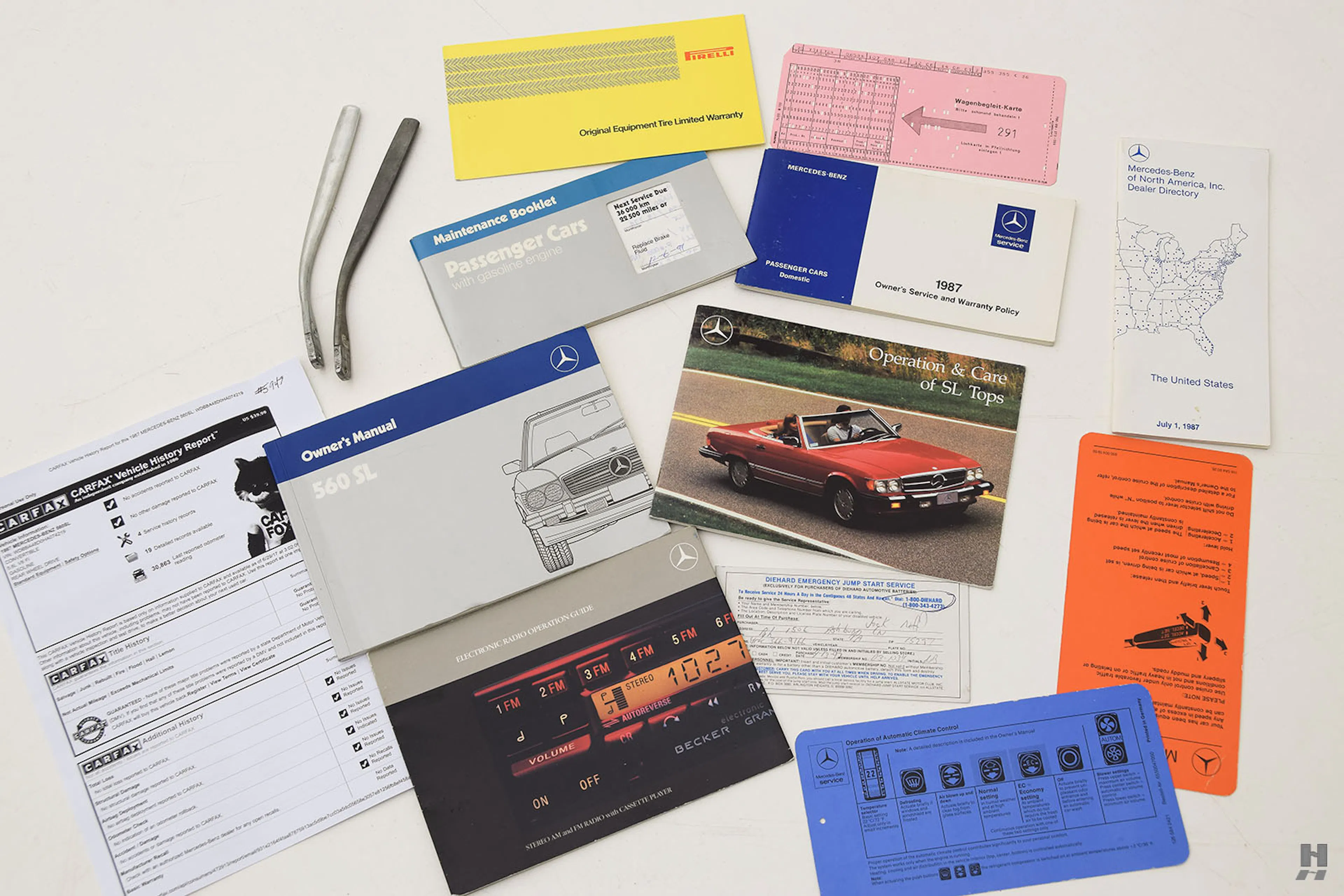 1987 Mercedes-Benz 560SL 2dr Roadster Courtesy of Hyman Ltd.