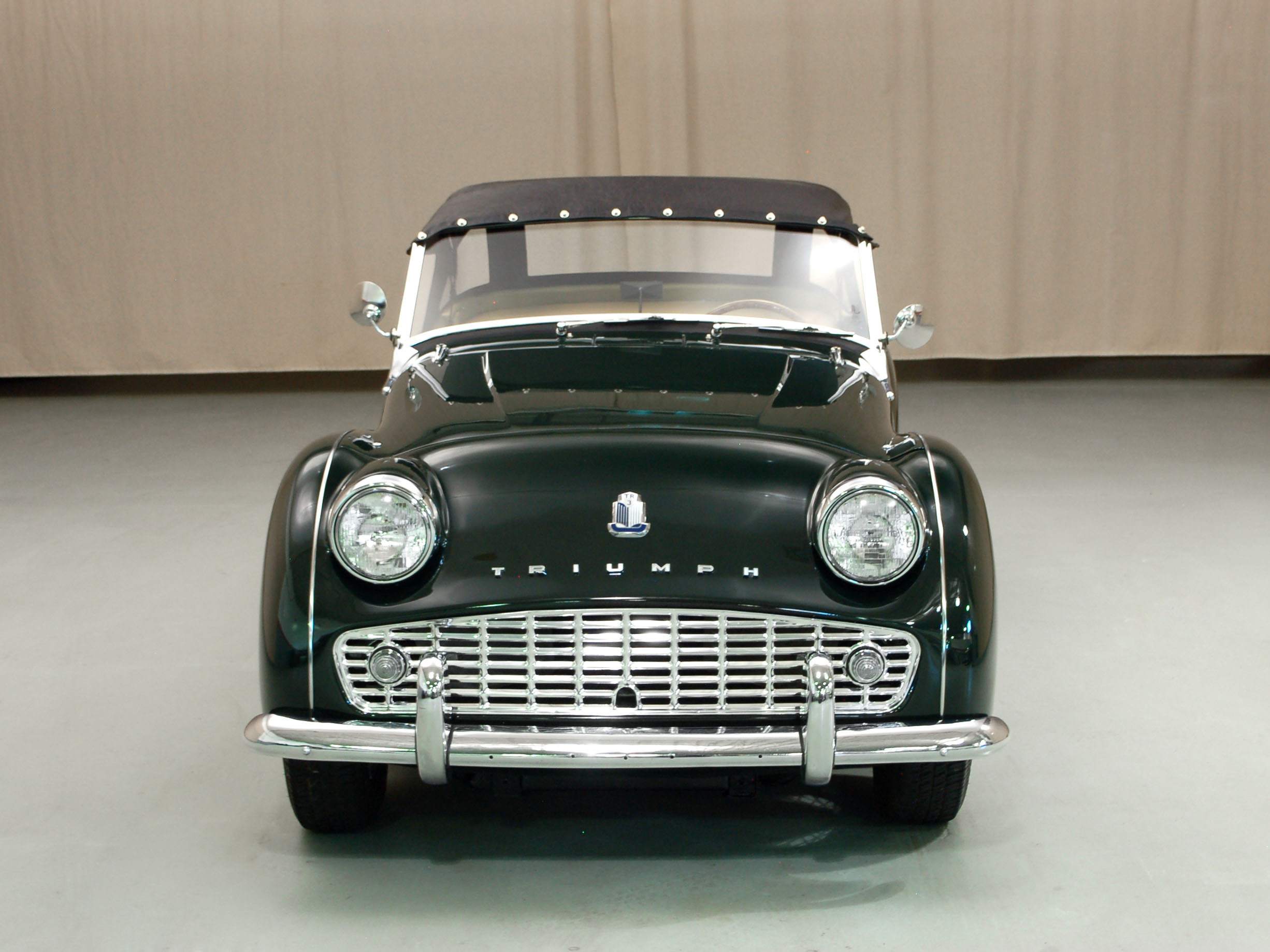 1963 TRIUMPH TR3B ROADSETR. POWDER BLUE, NAVY BLUE TRIM, BLACK TOP