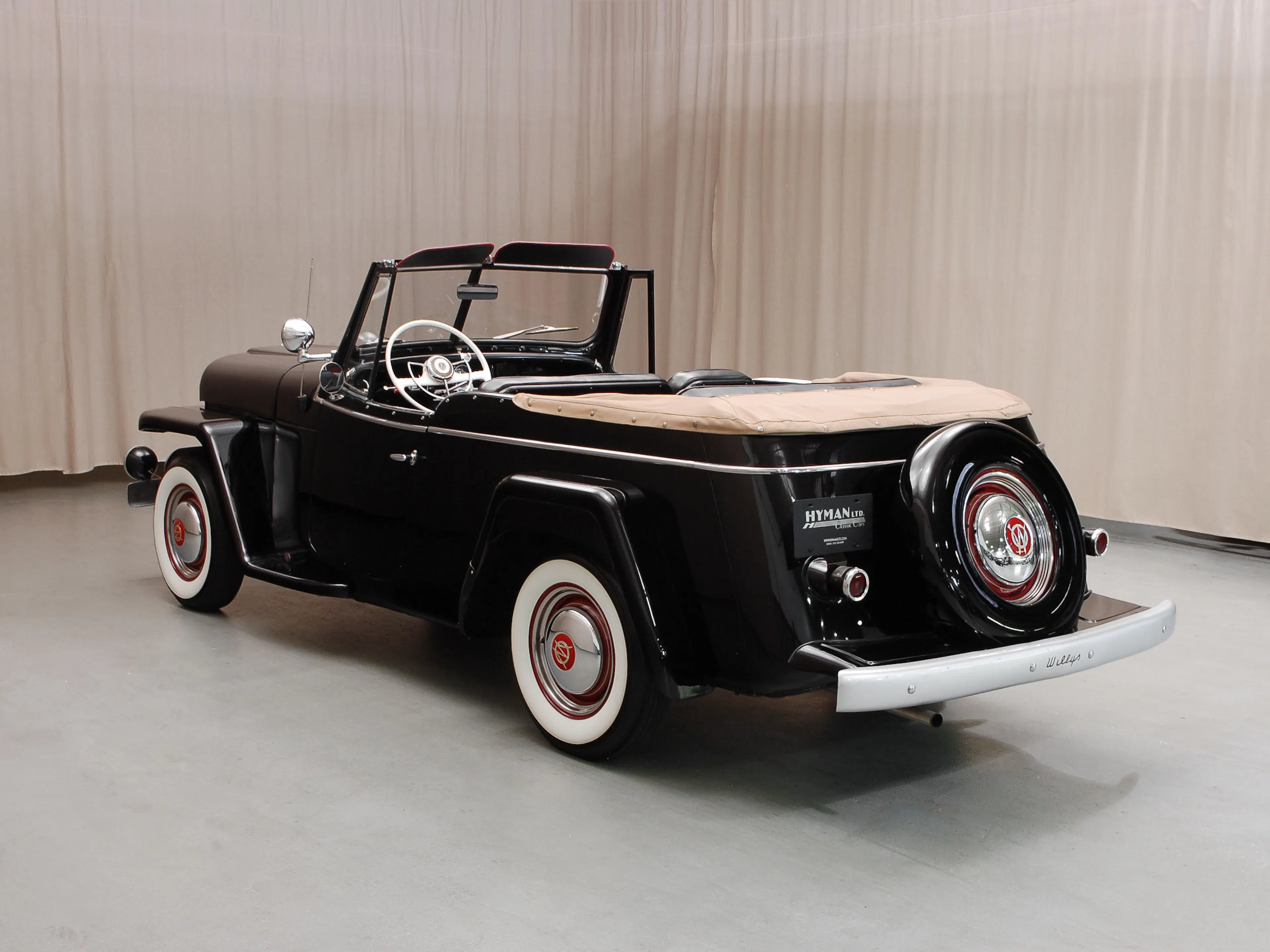 1950 Willys Jeepster 2dr Phaeton Convertible Courtesy of Hyman Ltd.