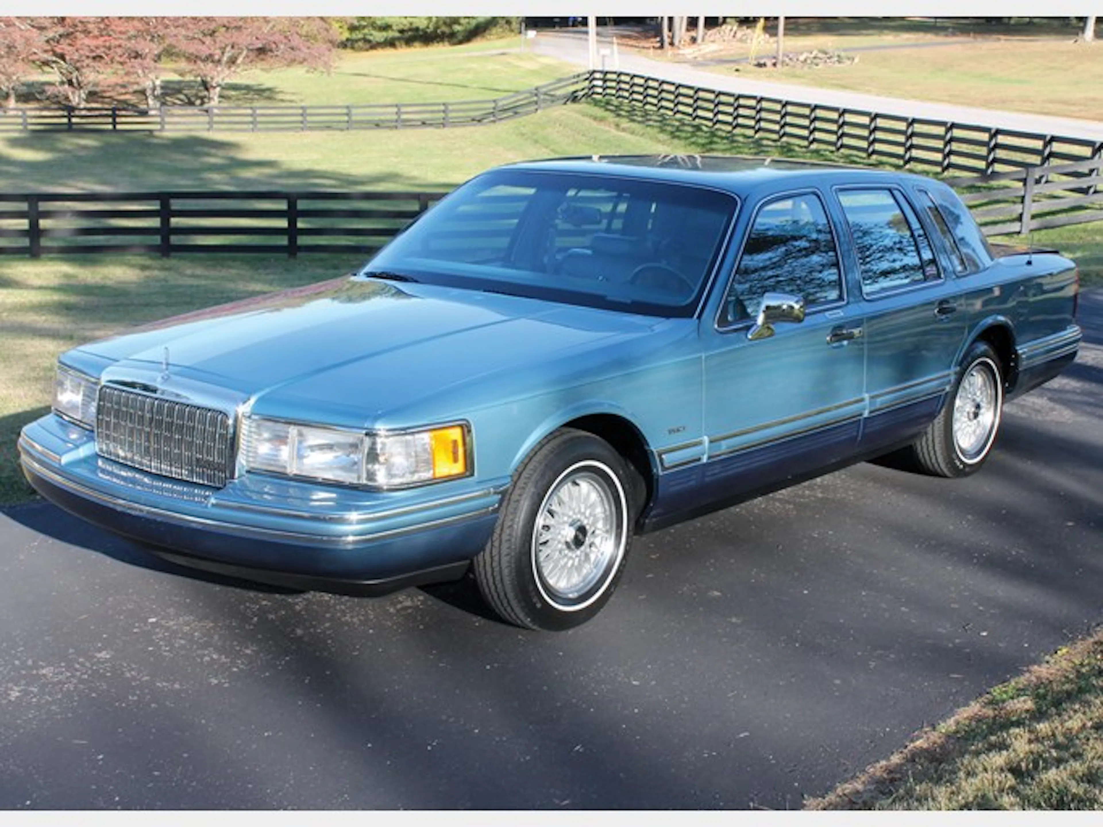 1993 Lincoln Town Car Cartier Edition Sedan courtesy of RM Sotheby's