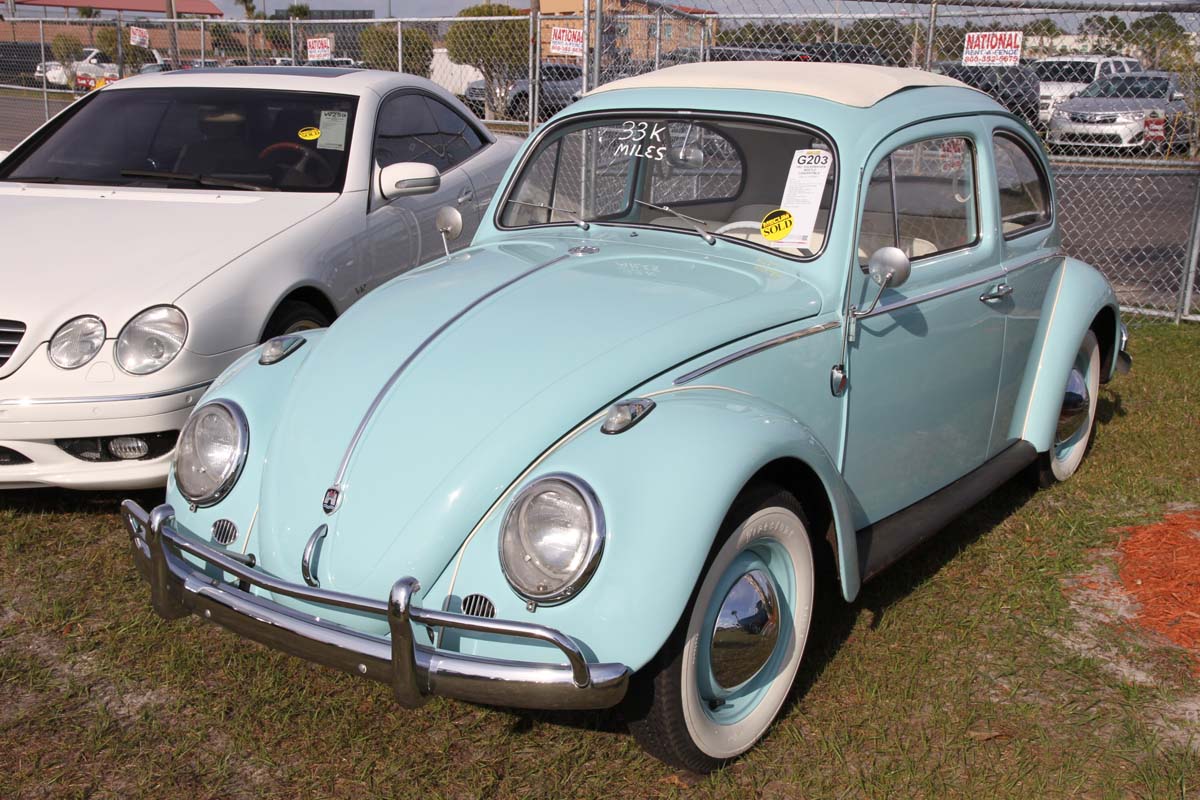 1950 volkswagen beetle deluxe