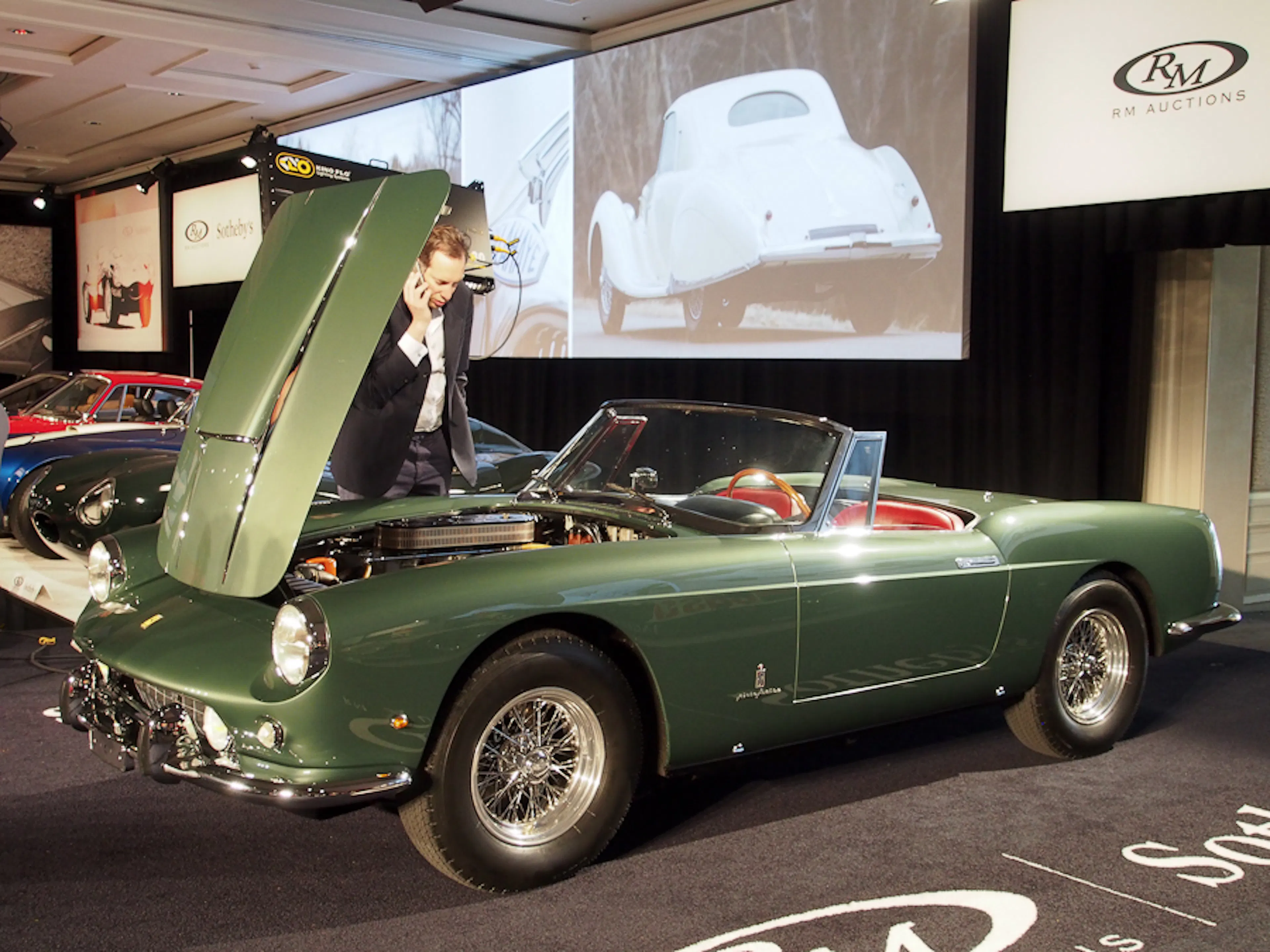 1960 Ferrari 400 Superamerica Cabriolet (open headlight)